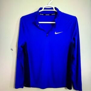Nike Dri-FIT Running Shirt in Blue purple XL pullover 1/4 zip sweatshirt